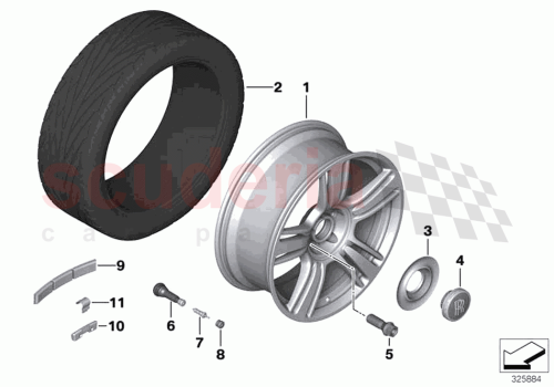 Part Diagram for Rolls Royce 36116862614
