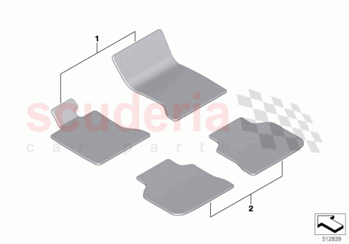 Part Diagram for Rolls Royce 51475A2EA01