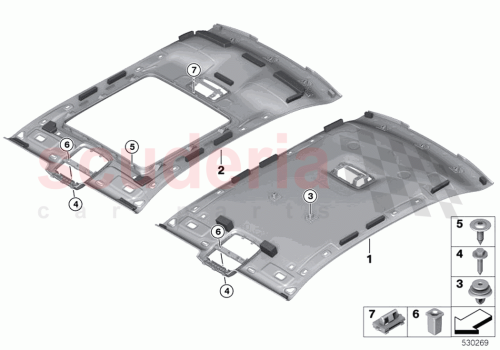 Part Diagram for Rolls Royce 51 44 5A41FC5