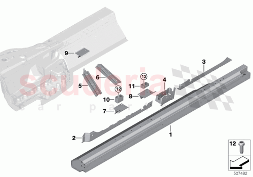 Part Diagram for Rolls Royce 41007931120