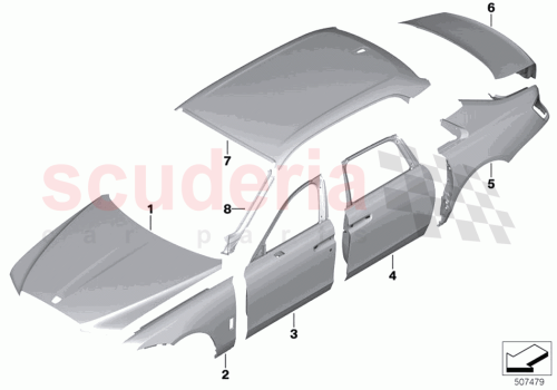 Part Diagram for Rolls Royce 41007931161