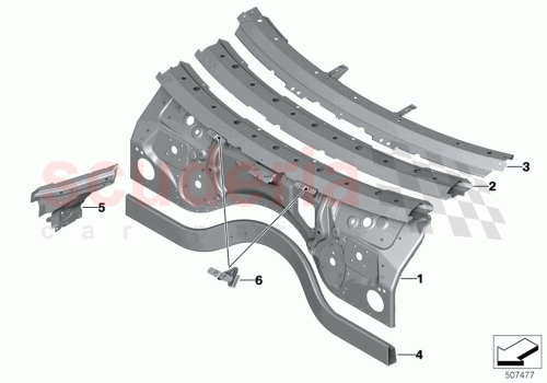 Part Diagram for Rolls Royce 41009853402