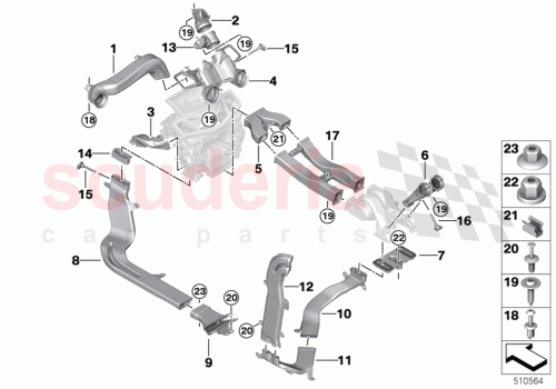 Part Diagram for Rolls Royce 64227495042