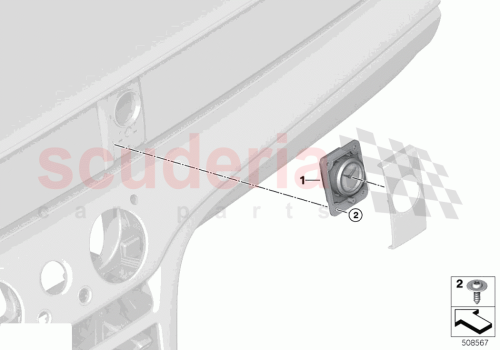 Part Diagram for Rolls Royce 62135A017F9