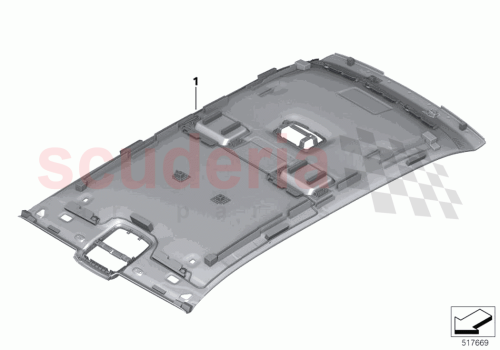 Part Diagram for Rolls Royce 51445A56274
