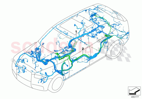 Part Diagram for Rolls Royce 61115A2C295