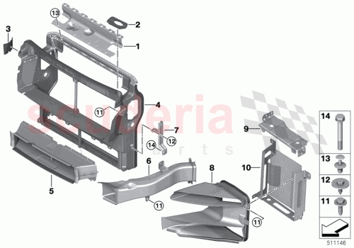 Part Diagram for Rolls Royce 51745A130F4