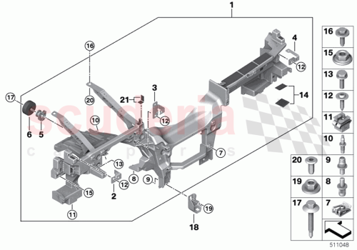 Part Diagram for Rolls Royce 51456838831