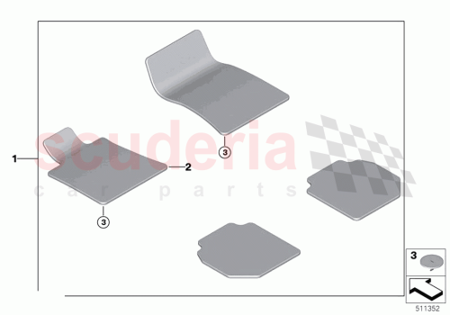 Part Diagram for Rolls Royce 51475A1E9B1