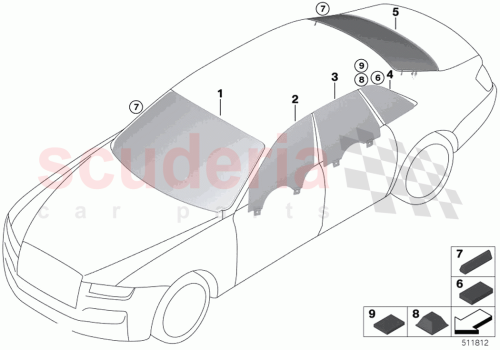 Part Diagram for Rolls Royce 51377493687