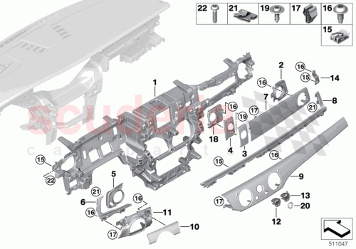 Part Diagram for Rolls Royce 51459476807
