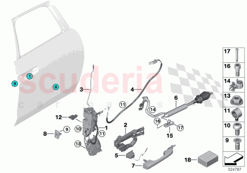 Part Diagram for Rolls Royce 51227493567