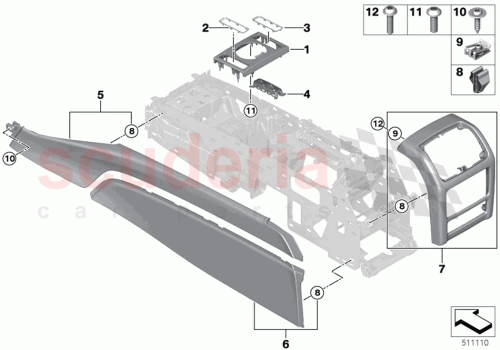 Part Diagram for Rolls Royce 51169458343