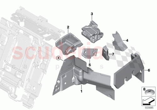 Part Diagram for Rolls Royce 51487494973