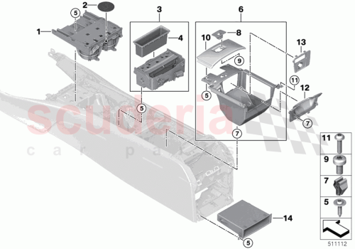 Part Diagram for Rolls Royce 51 16 7944434