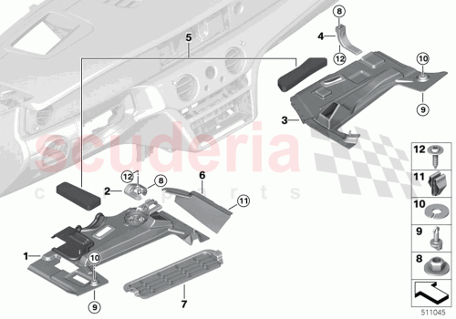 Part Diagram for Rolls Royce 51459475442