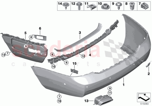 Part Diagram for Rolls Royce 51127495628