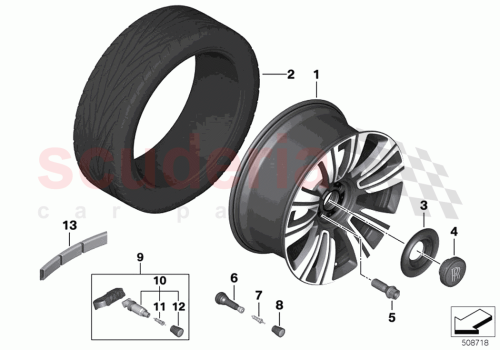 Part Diagram for Rolls Royce 36125A76472