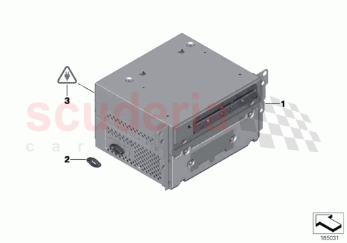 Part Diagram for Rolls Royce 65129321506