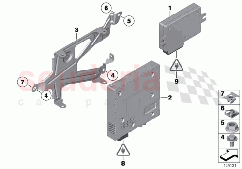 Part Diagram for Rolls Royce 65509288821
