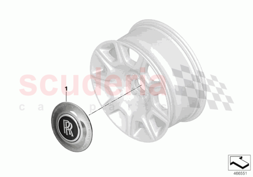 Part Diagram for Rolls Royce 36136865644