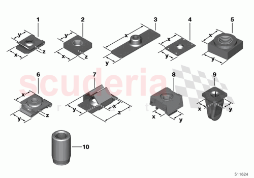 Part Diagram for Rolls Royce 07 12 9901670