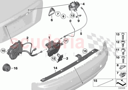 Part Diagram for Rolls Royce 51127300982