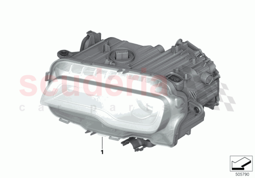 Part Diagram for Rolls Royce 63125A0B4D0