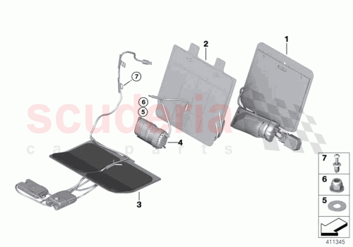 Part Diagram for Rolls Royce 52107317080