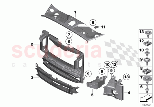Part Diagram for Rolls Royce 51647446972