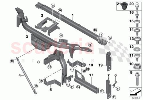 Part Diagram for Rolls Royce 51647353633