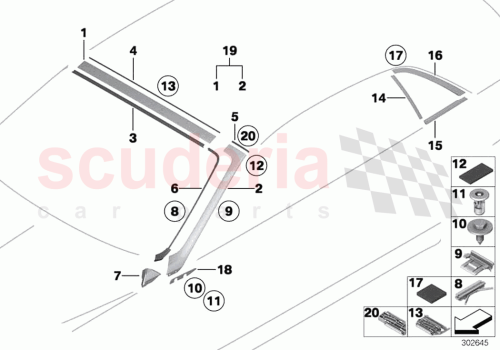 Part Diagram for Rolls Royce 51 37 7481889
