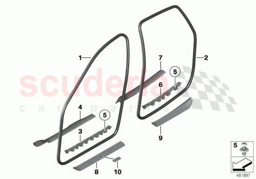 Part Diagram for Rolls Royce 51477261138
