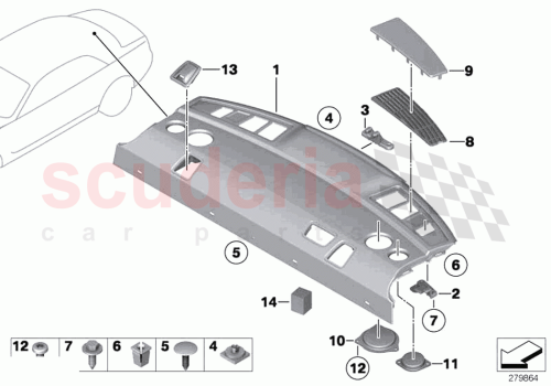 Part Diagram for Rolls Royce 51469224850