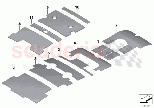 Part Diagram for Rolls Royce 51487425304