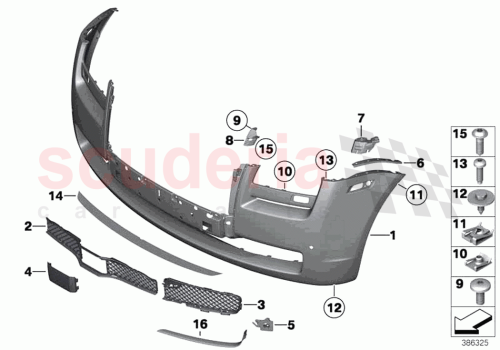 Part Diagram for Rolls Royce 51117347509