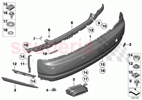 Part Diagram for Rolls Royce 51127238254