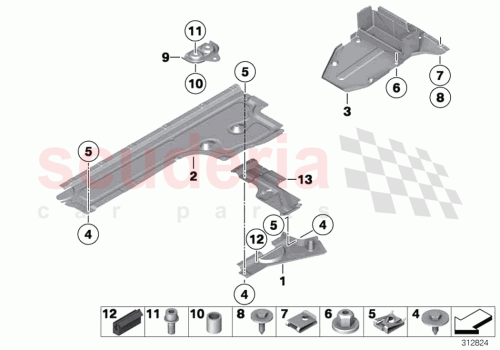 Part Diagram for Rolls Royce 51617244988
