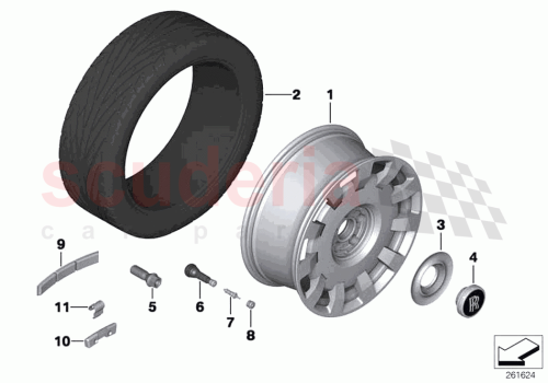 Part Diagram for Rolls Royce 36116857738