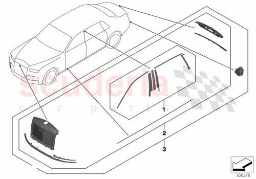Part Diagram for Rolls Royce 51135A0EEC0