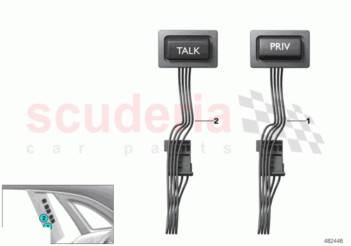 Part Diagram for Rolls Royce 61316824540