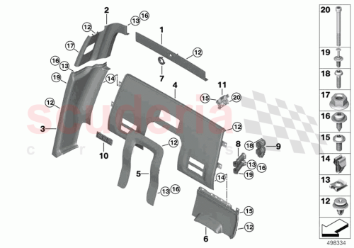 Part Diagram for Rolls Royce 51467942292