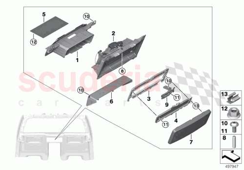Part Diagram for Rolls Royce 51437942309