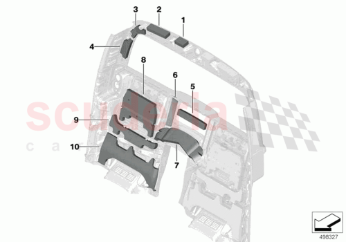 Part Diagram for Rolls Royce 51489461486