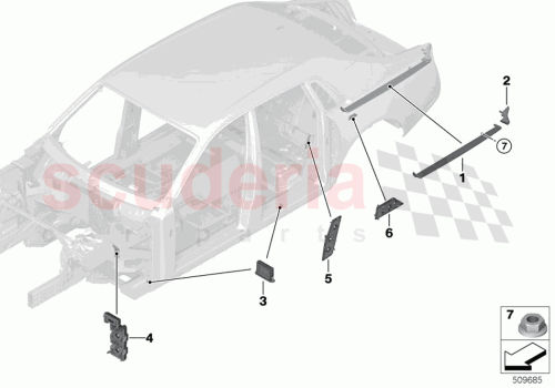 Part Diagram for Rolls Royce 41009625647
