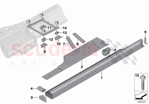 Part Diagram for Rolls Royce 41008494574