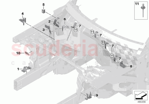 Part Diagram for Rolls Royce 41008494642