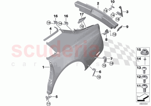 Part Diagram for Rolls Royce 07146951627
