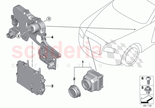 Part Diagram for Rolls Royce 61356834643