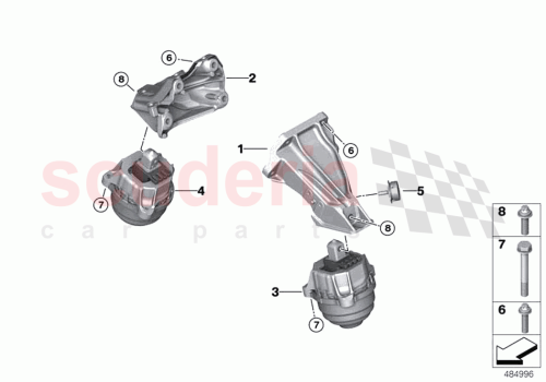 Part Diagram for Rolls Royce 22116871202